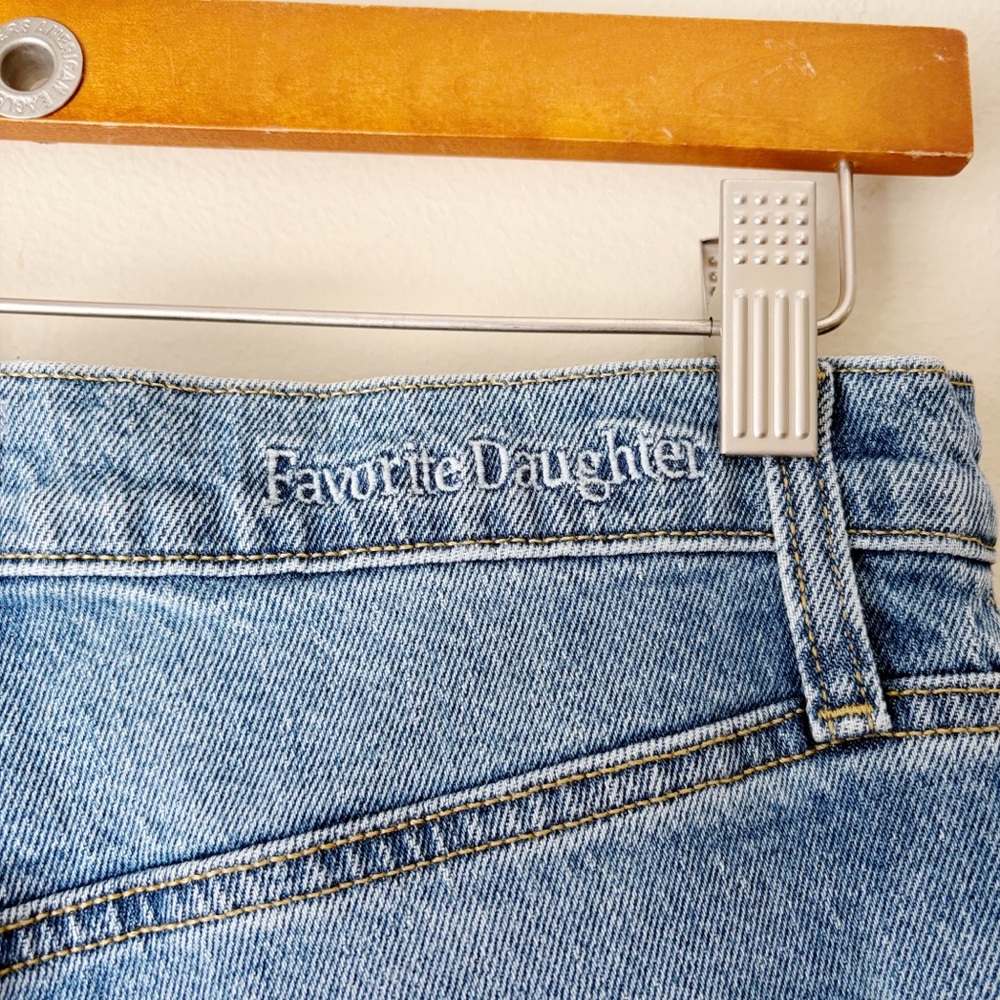 Favorite Daughter | Valentina Super High Rise Cigarette Ankle Jeans Santiago 28 - Picture 5 of 7
